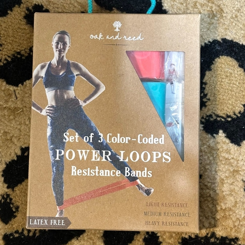 Oak and Reed power loops Resistance bands